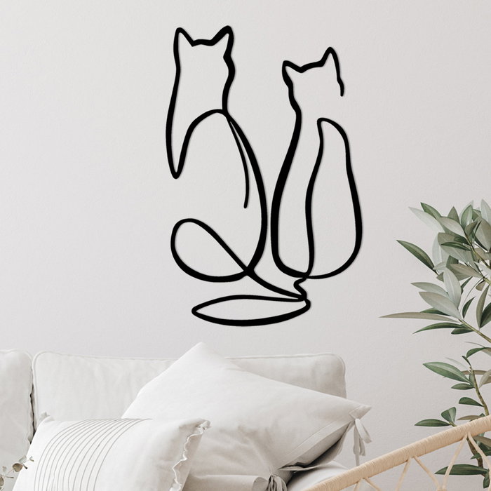 Wallity Couple Cat Love